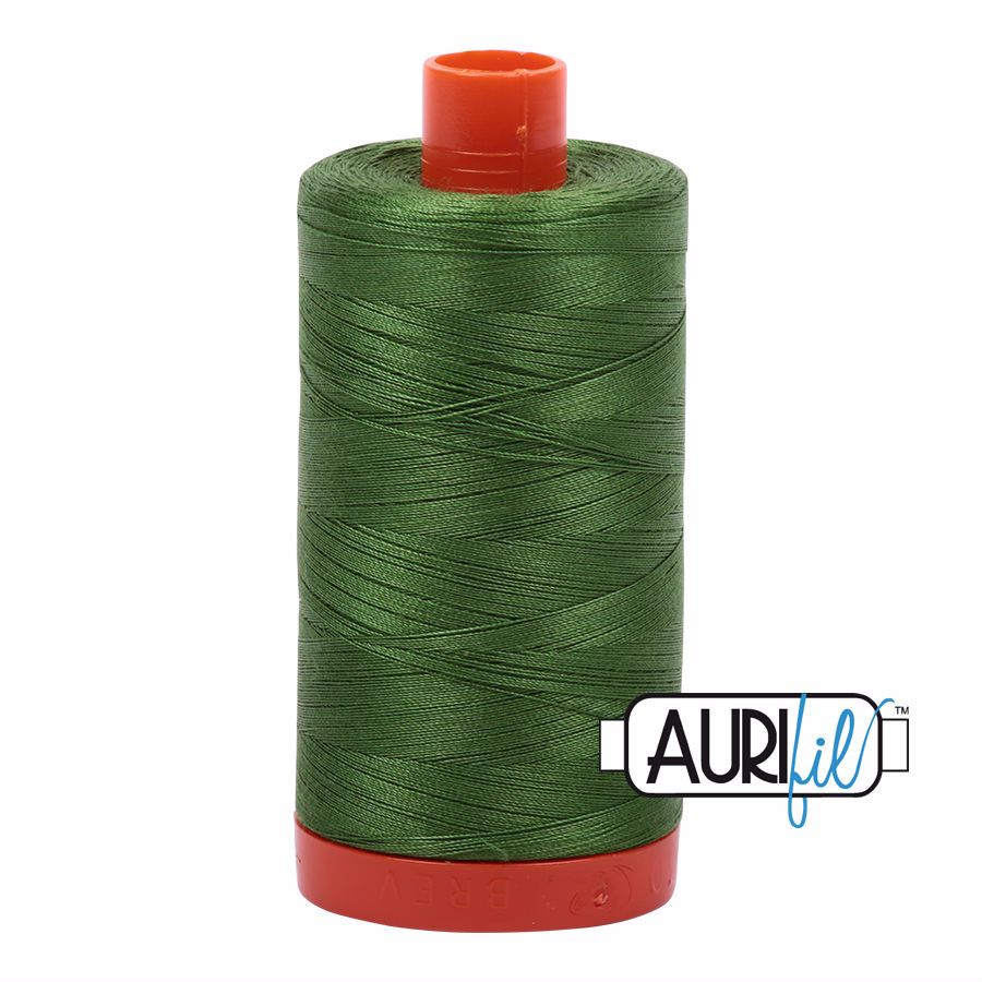Aurifil Egyptian Cotton 50W- Dark Grass Green - 5018